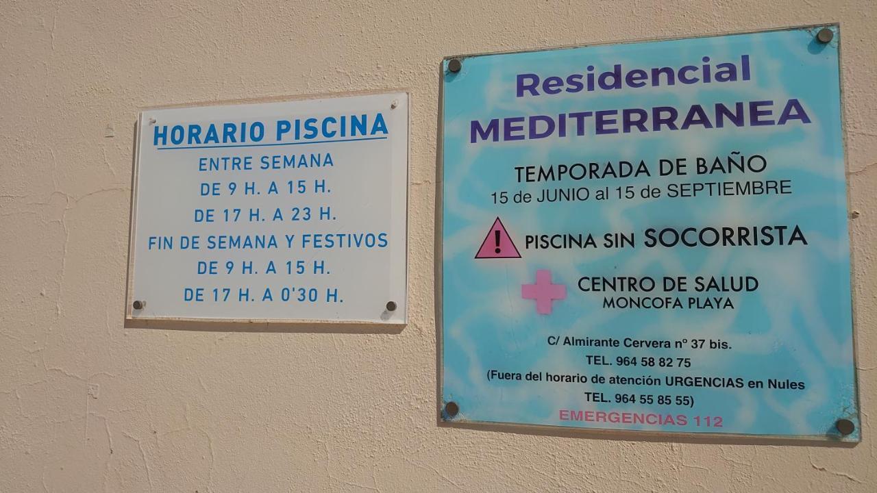 Apto. Con Wifi, Piscina, Vistas Al Mar Y Parking. Moncófar エクステリア 写真